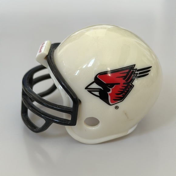 NCAA Ball State Cardinals Vintage Pocket Pro Mini Riddell Football Helmet - Picture 4 of 7